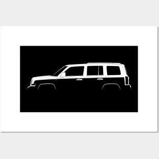 Jeep Patriot Silhouette Posters and Art